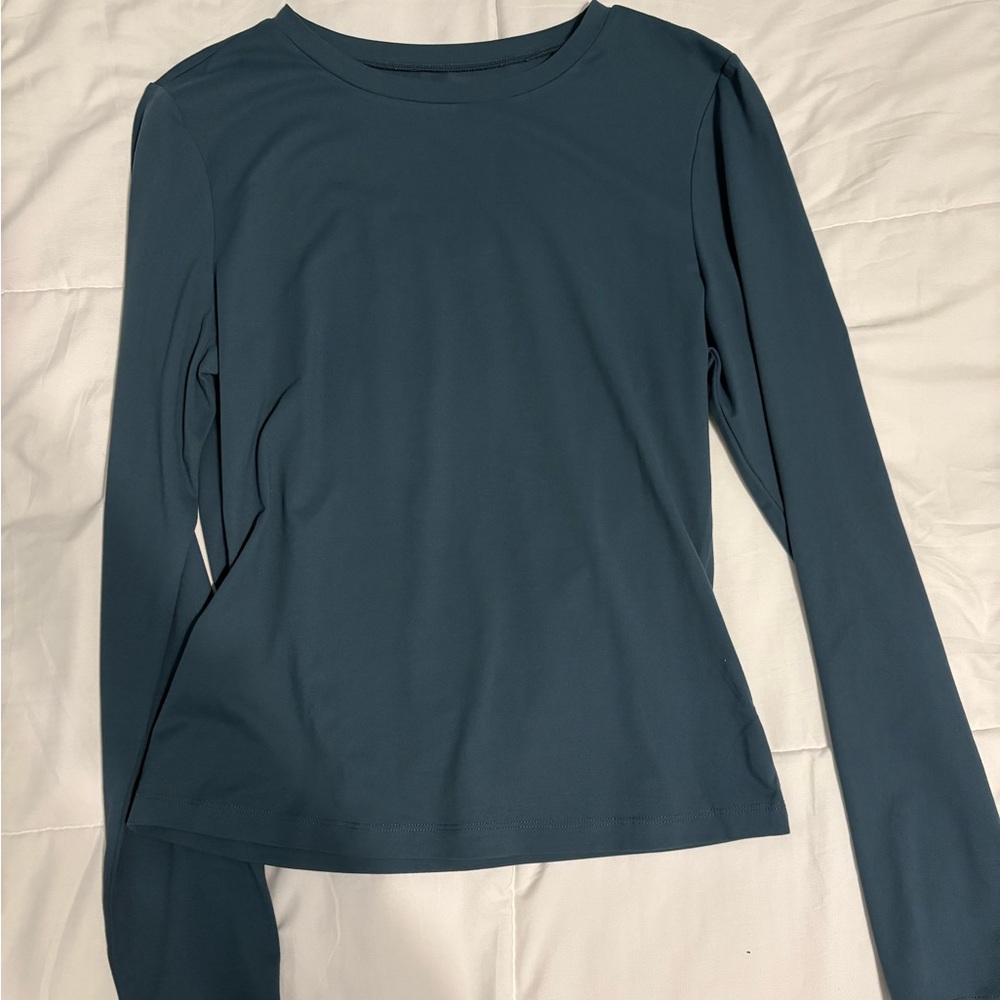 Women's Long Sleeve Top - Teal